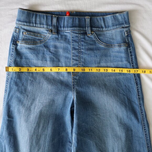 SPANX Wide Leg Seamed Front Jeans - Size M - Pull on - Picture 6 of 12